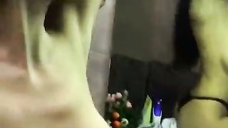 Viet Woman Stroking in the Tub