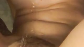 Unexperienced Nymph Providing herself a Golden Douche after Soaking her Undies