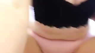 Unexperienced Nymph Providing herself a Golden Douche after Soaking her Undies