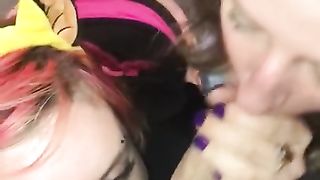 Ma Meilleure Copine me Surprend En Instruct De Sucer Mon Mec et Nous Rejoint