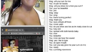 Chatroulette Lovely Chick Demonstrating Uber-Cute Orbs and Arch over for me