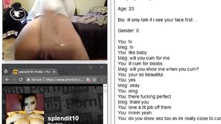 Chatroulette Lovely Chick Demonstrating Uber-Cute Orbs and Arch over for me