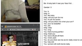 Chatroulette Lovely Chick Demonstrating Uber-Cute Orbs and Arch over for me