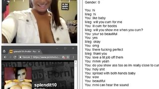 Chatroulette Lovely Chick Demonstrating Uber-Cute Orbs and Arch over for me