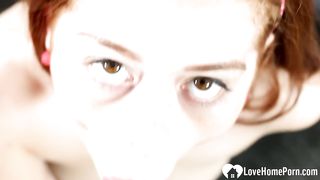 Readhead baby sitter displays off her glorious blowing abilities