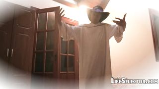 Bang the big-boobed COUGAR Cathy Heaven in POINT OF VIEW