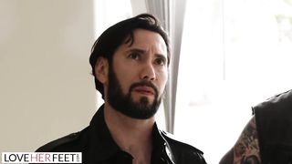 LoveHerFeet - Bandmate Foot Adores His Magnificent Groupie's Super-Cute Diminutive Soles