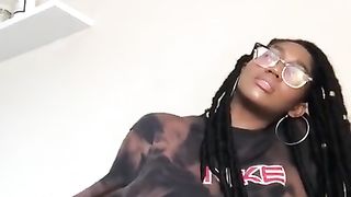 Kora Elle Plays with Bean and Shoots A Load Numerous Times