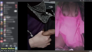 Movie call with excellent gal on discord turns into esex with puny breast nymph using her faux-cock and wailing while i jizm