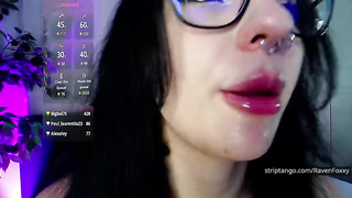Real dinking around, real stress. lady gets off live, Jerk Off Instructions, heavy gams!