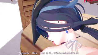 Clorinde rock hard penetrated in a bathing suit - Genshin Influence