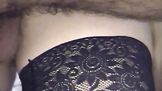 Italian Amateur Hooded PLUMPER COUGAR Filmed in a Screw Sesh