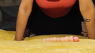 Smallish mature Latina jacks for her beau