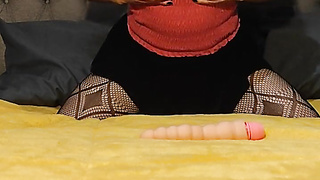Smallish mature Latina jacks for her beau