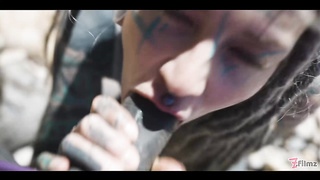 Anuskatzz fellates Lily Lu dry