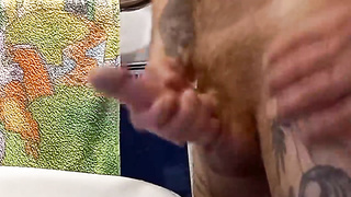 Slut jacks my man rod in the shower with my continuation and jism
