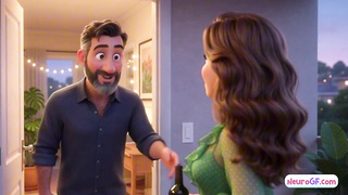 Scorching sofa lights up for lonely spouse as COUGAR next door gives him expect thru bang-out