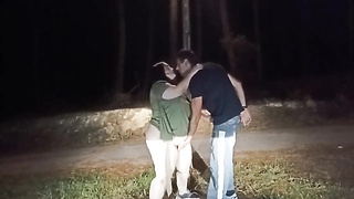 Outdoor fuck-fest with a mature