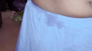 Desi Tamil Wifey Renu Raw Naked Bod Towel Dry & Slow Saree Dressing Taunt! Indianhotwifex