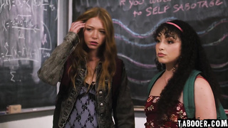 Lezzy Teenagers Trade Snatch for Professor Rod