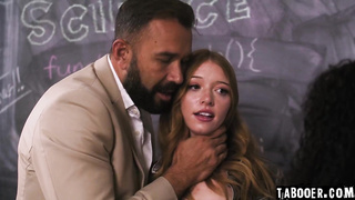 Lezzy Teenagers Trade Snatch for Professor Rod
