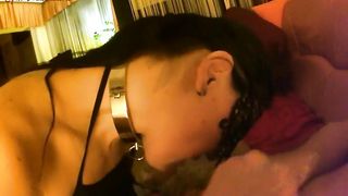 POINT OF VIEW Nip clothespins chain excruciating inhale, jizzing & gulping