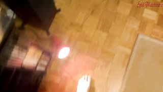 Jingle bells Fresh Yr's Eve spandex Mrs. Claus ring gag cascading suck