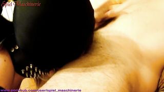30 sec of whore gagging with spear deep in her jaws