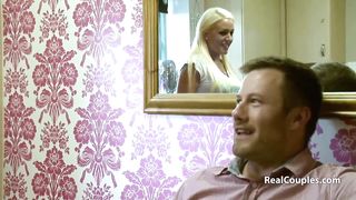 Listen to the duo before and after hook-up