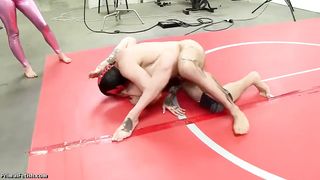 Mingled Grappling Concludes in Internal Cumshot