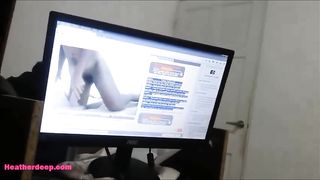 Little Chinese Thai Teenage Heather Deep Gets Internal Ejaculation after Webcamming devotees