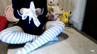 Lonley College Damsel Plays By Herself - noisy