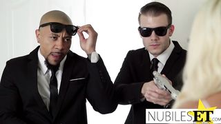 NubilesET - Hime Marie gets Dual Teamed by the Folks in Ebony