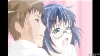 Anime Porn Professionls - Giant hooter anime Student pokes educator