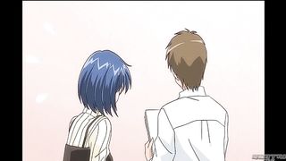 Anime Porn Professionls - Giant hooter anime Student pokes educator