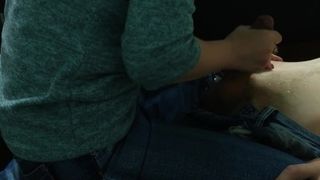 Сводная сестра мучает брата six минут пока он не кончил