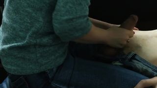 Сводная сестра мучает брата six минут пока он не кончил