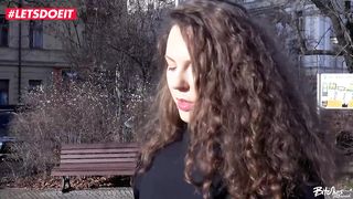 LETSDOEIT - Huge Butt Russian TOURIST Sofia Curly Lured and Pounded