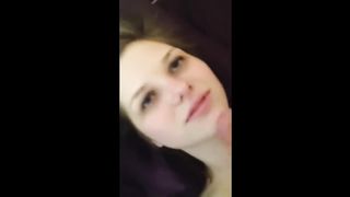 WONDROUS TEENAGE GETS A MEATY FACIAL CUMSHOT