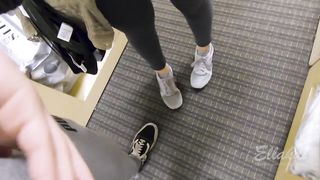 Risky Public Showcasing in Mall, Switch Apartment Romp, Hasty Jism - Unexperienced EllaKai