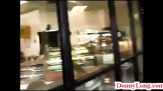 Donny Lengthy shares meaty boob cock-squeezing cougar snatch