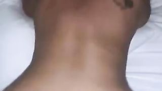 50 Yr senior Tossing Phat Bum on BIG BLACK COCK