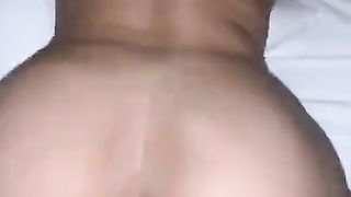 50 Yr senior Tossing Phat Bum on BIG BLACK COCK
