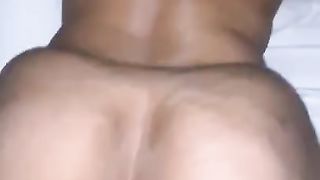 50 Yr senior Tossing Phat Bum on BIG BLACK COCK