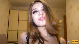 Puny Teenager was Rock Hard Smashed, Destroyed Make-Up, and Pour Face with Seed - [4k]