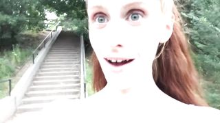 freckledRED Nearly Caught Plunging Underpants And Spunking Outside