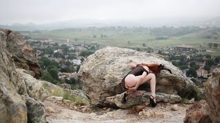 Naughty Bunny Dumps And Pisses In Public - freckledRED