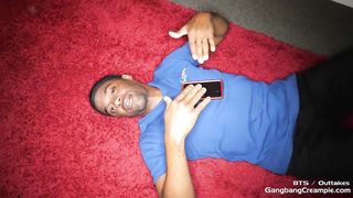 Bony beauty gets drilled by five folks and she slurps their jizm