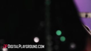 Digital Playground - Thicc huge-boobed Angela Milky gets double penetrated deep