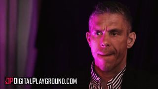 Digital Playground - Thicc huge-boobed Angela Milky gets double penetrated deep